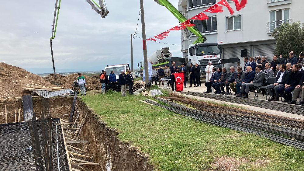 Hafızlık Yatılı Kur'an Kursu binasının temeli atıldı