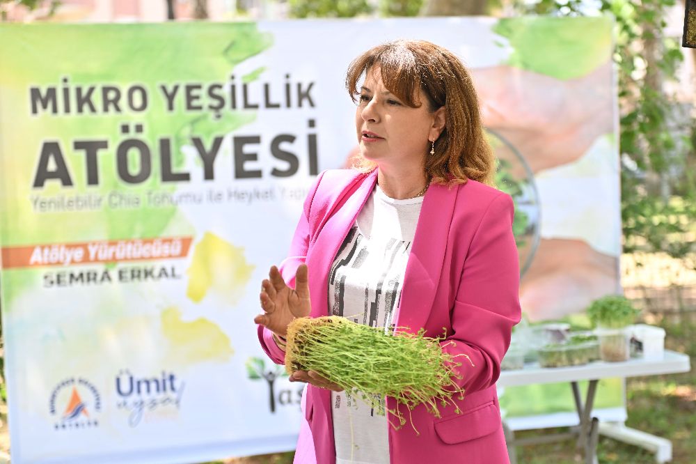 Heykeller yeşerdi, minyatür bahçeler ortaya çıktı