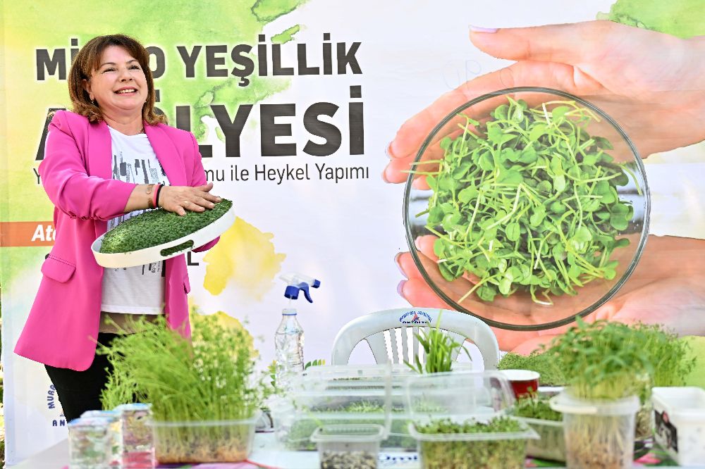 Heykeller yeşerdi, minyatür bahçeler ortaya çıktı