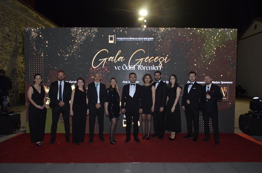 İzmir’de Görkemli Gece Peyzaj Mimarları Dayanışma ve Umutla Gala Gecesinde Bir Aradaydı