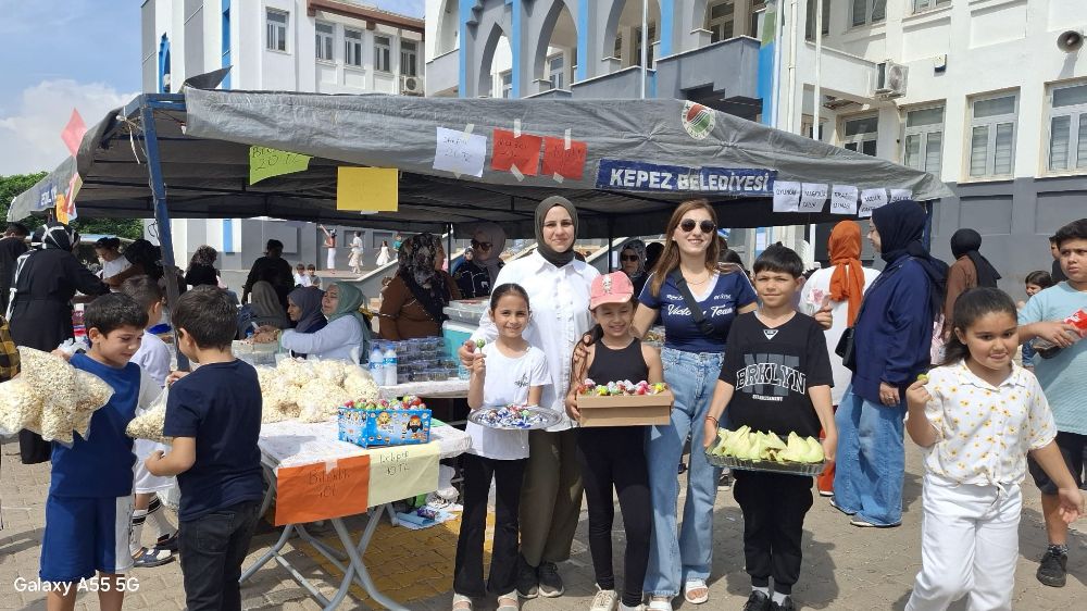 Kepez'de öğrencilerden anlamlı etkinlik