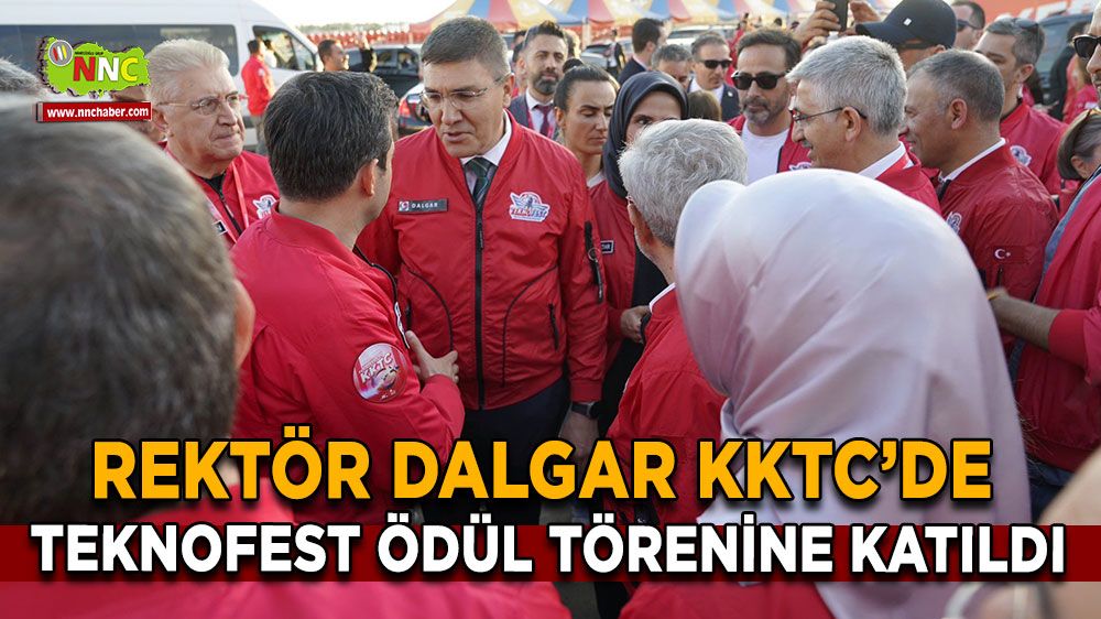 KKTC’de TEKNOFEST rüzgarı Rektör Dalgar Burdur'u temsil etti