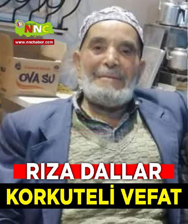 Korkuteli Vefat Rıza Dallar