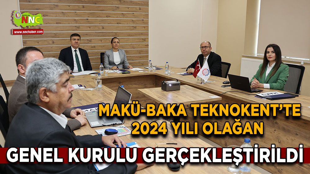 MAKÜ-BAKA TEKNOKENT’te 2024 Yılı Olağan Genel Kurulu gerçekleştirildi