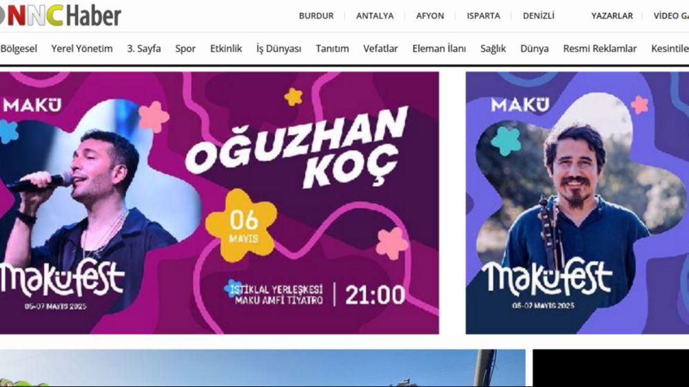 MAKÜ Konser Banner