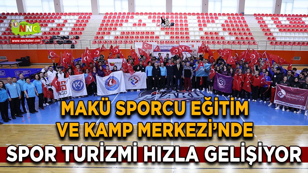 MAKÜ Sporcu Eğitim ve Kamp Merkezi’nde spor turizmi hızla gelişiyor
