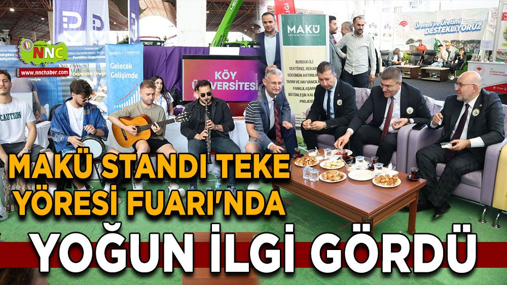 MAKÜ standı Teke Yöresi Fuarı'nda yoğun ilgi gördü