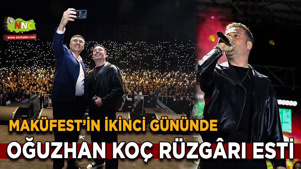 MAKÜFEST’in ikinci gününde Oğuzhan Koç rüzgârı esti