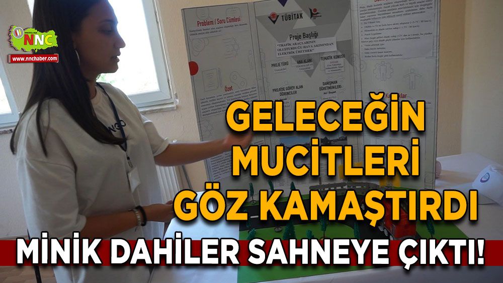 Minik dahiler sahneye çıktı! Bilim Fuarında geleceğin mucitleri göz kamaştırdı