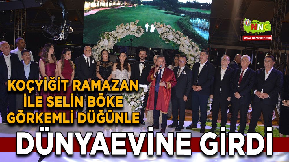 Sarıca ailesinin mutlu günü Koçyiğit Ramazan ile Selin Böke Görkemli düğünle dünyaevine girdi