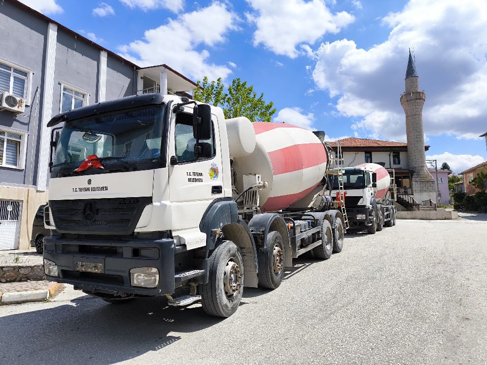 Tefenni Belediyesi beton santraline 2 tane kazandırıldı