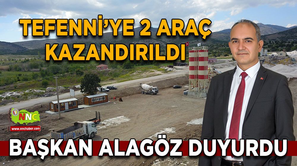 Tefenni Belediyesi beton santraline 2 tane kazandırıldı