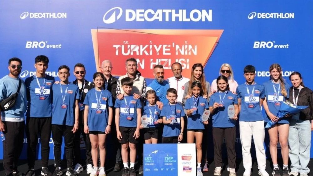 Türkiye’nin en hızlı çocukları belli oldu Kızlarda  Antalya ilk sırada 