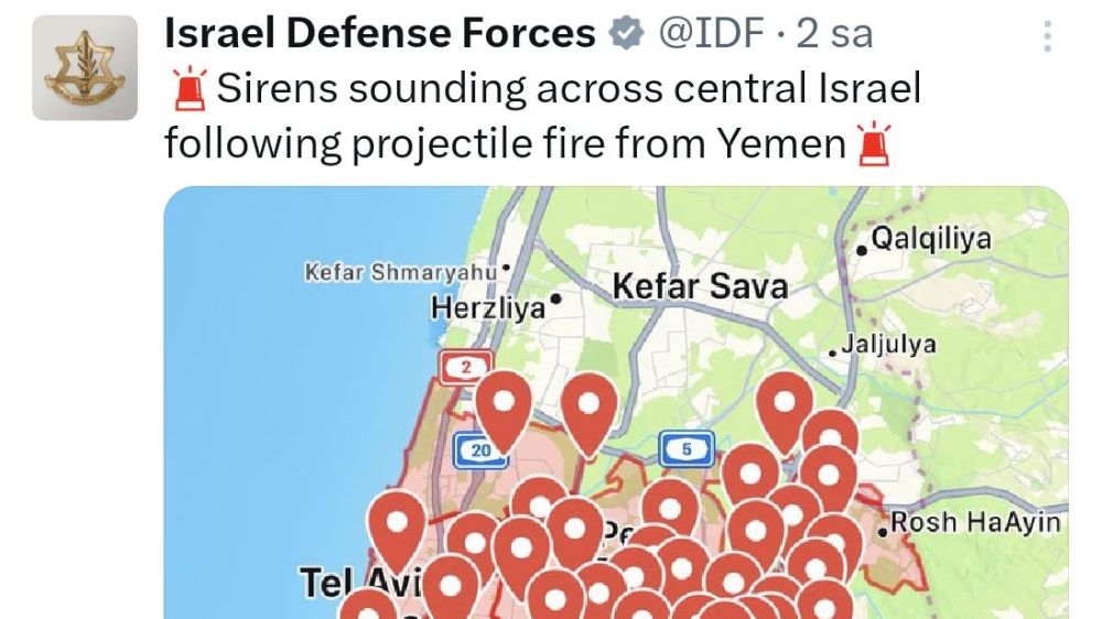 Yemen’den İsrail’e yeni füze saldırısı
