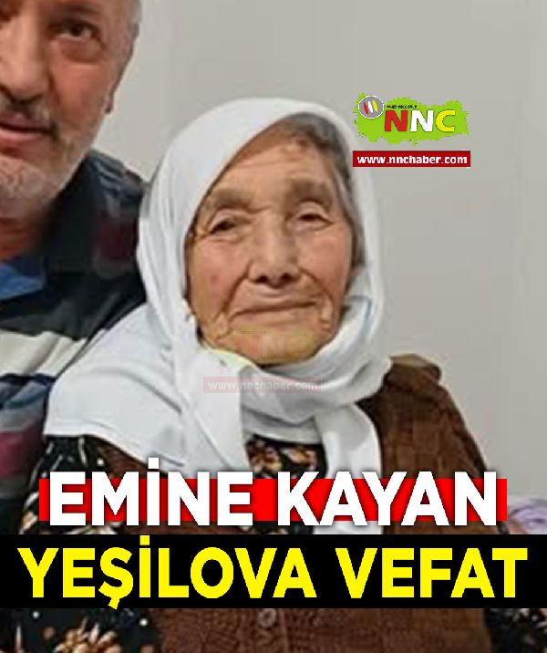 Yeşilova Vefat Emin Kayan