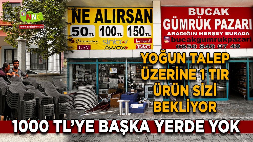 Yoğun talep üzerine 1 tır ürün sizi bekliyor 1000 TL’ye başka yerde yok