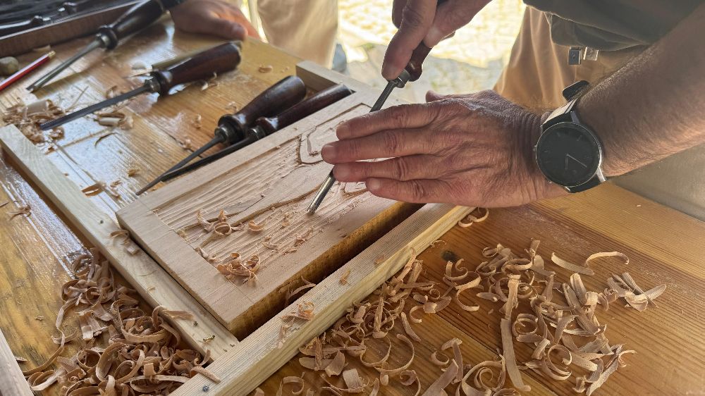  Ahşap kursiyerlerin el emeği festivalde sergileniyor