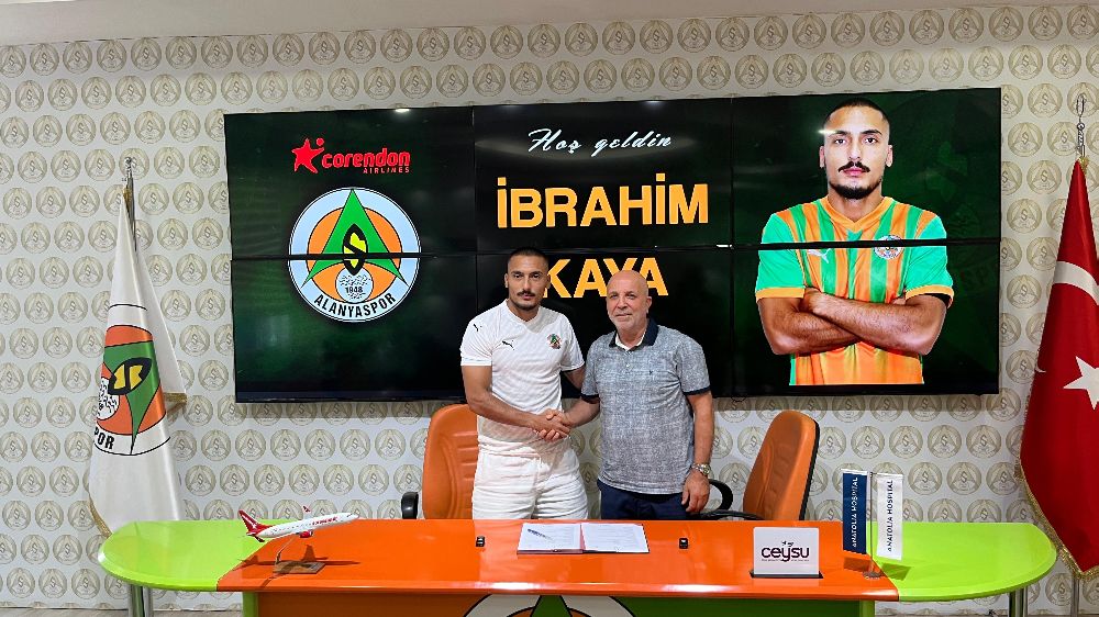 Alanyaspor, İbrahim Kaya ile 4 yıllık sözleşme imzaladı