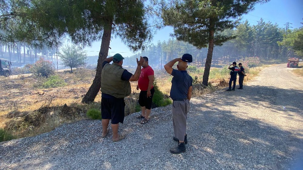 Antalya Aksu'da orman yangını kontrol altına alındı