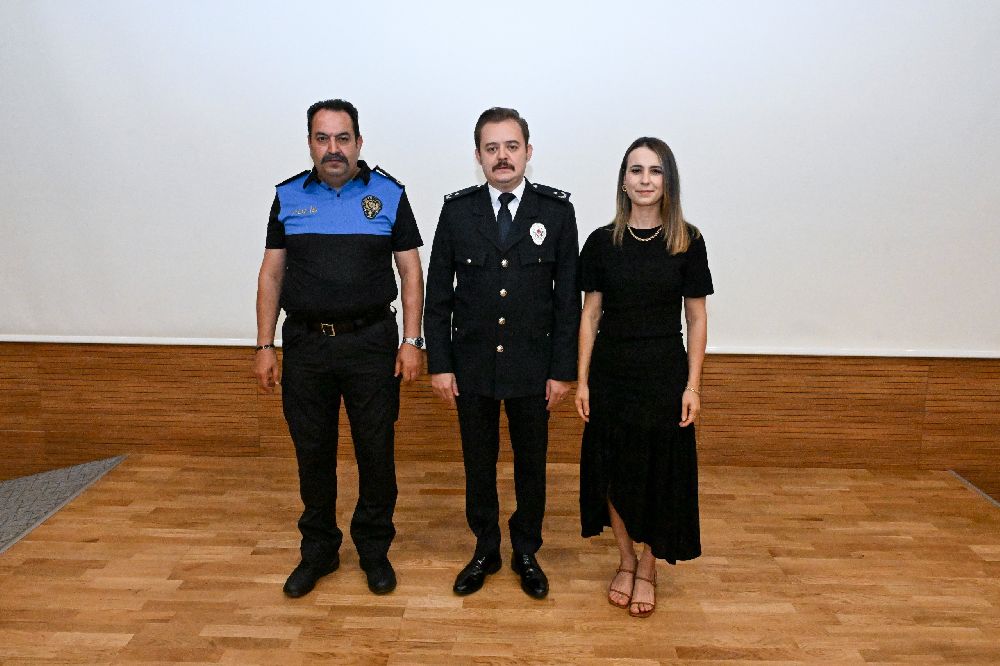 Antalya Emniyet Müdürlüğü'nde rütbe terfi töreni düzenlendi