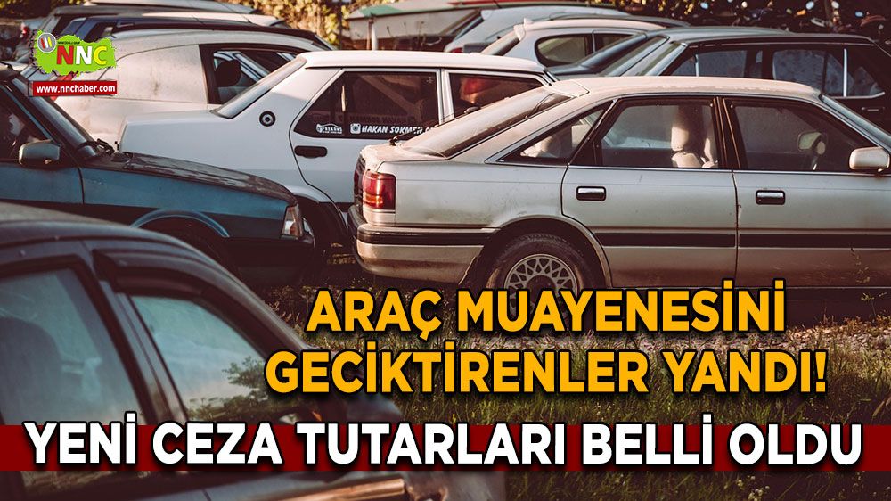 Araç muayenesini geciktirenler yandı! Yeni ceza tutarları belli oldu