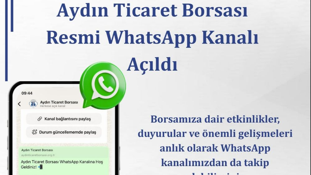  Aydın Ticaret Borsası dijitalleşme çalışmalarını sürdürüyor