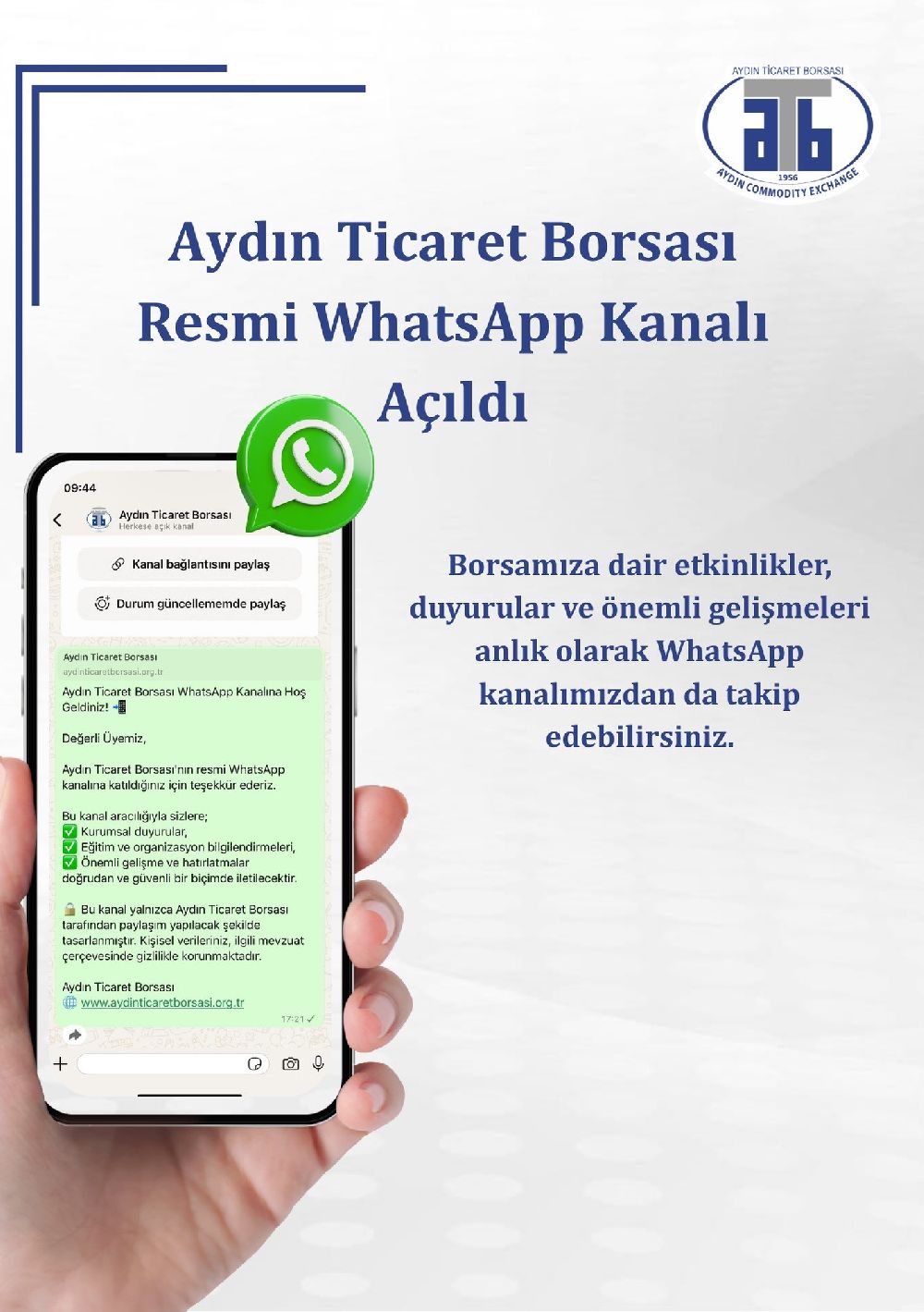 Aydın Ticaret Borsası dijitalleşme çalışmalarını sürdürüyor