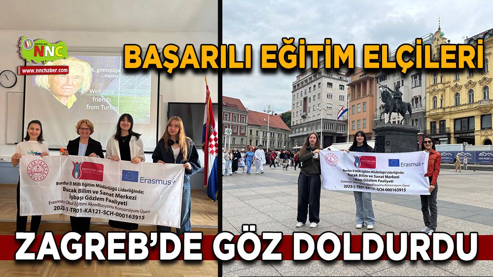 Başarılı eğitim elçileri Zagreb’de göz doldurdu