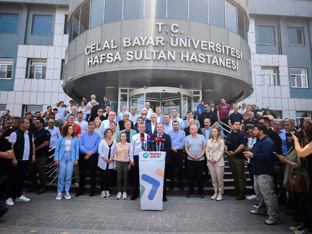 Başkan Ercengiz Manisa'da! Ferdi Zeyrek'e geçmiş olsun ziyareti