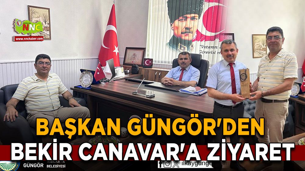 Başkan Güngör'den Bekir Canavar'a ziyaret