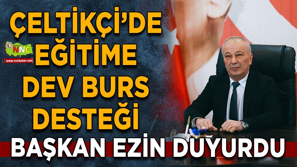 Başkan Ramazan Ezin'den eğitime dev burs desteği