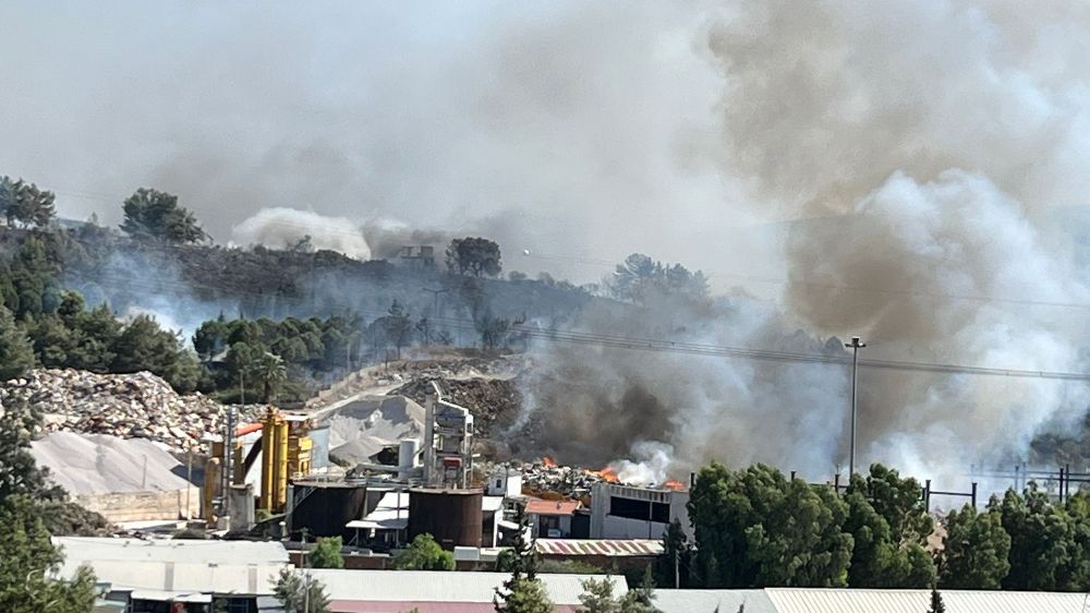 Belediyelerin çöpleri orman yangınına sebep oldu