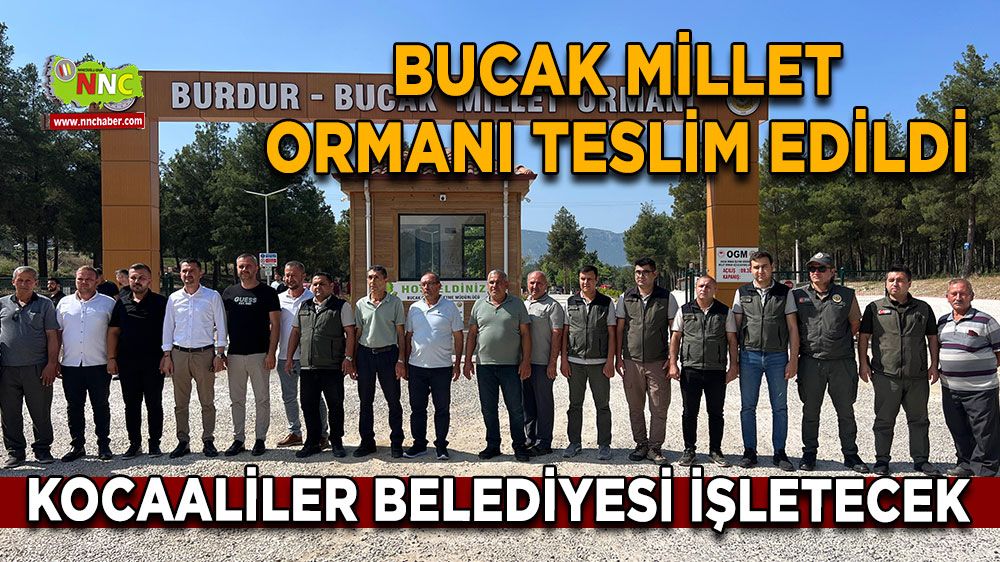 Bucak Millet Ormanı teslim edildi Kocaaliler Belediyesi işletecek
