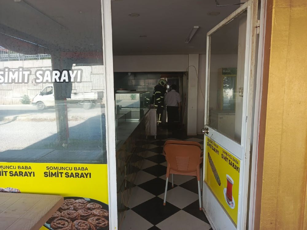 Bucak'ta tüpün hortumu kopunca fırında yangın çıktı