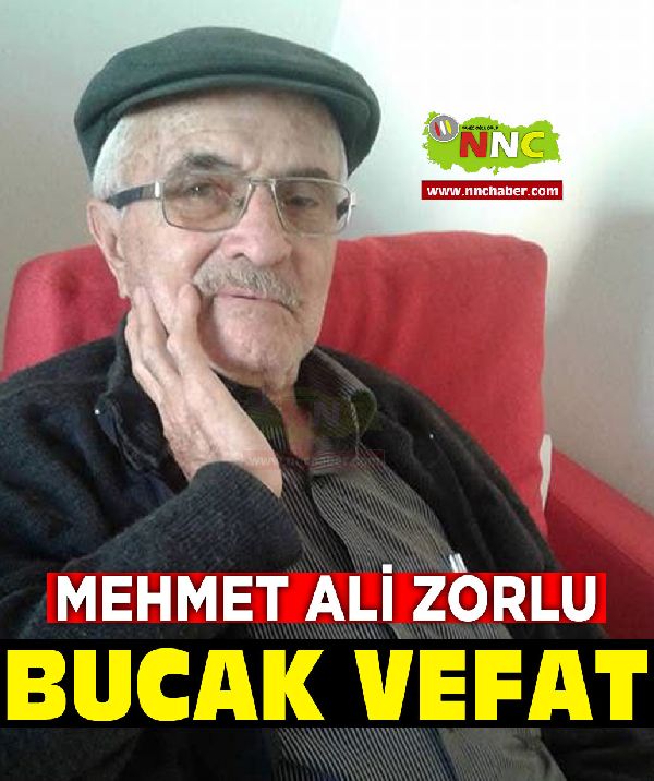 Bucak Vefat Mehmet Ali Zorlu 