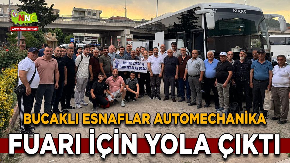 Bucaklı Esnaflar Automechanika Fuarı için yola çıktı