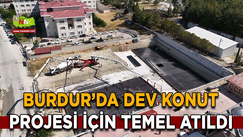 Burdur’da dev konut projesi için temel atıldı