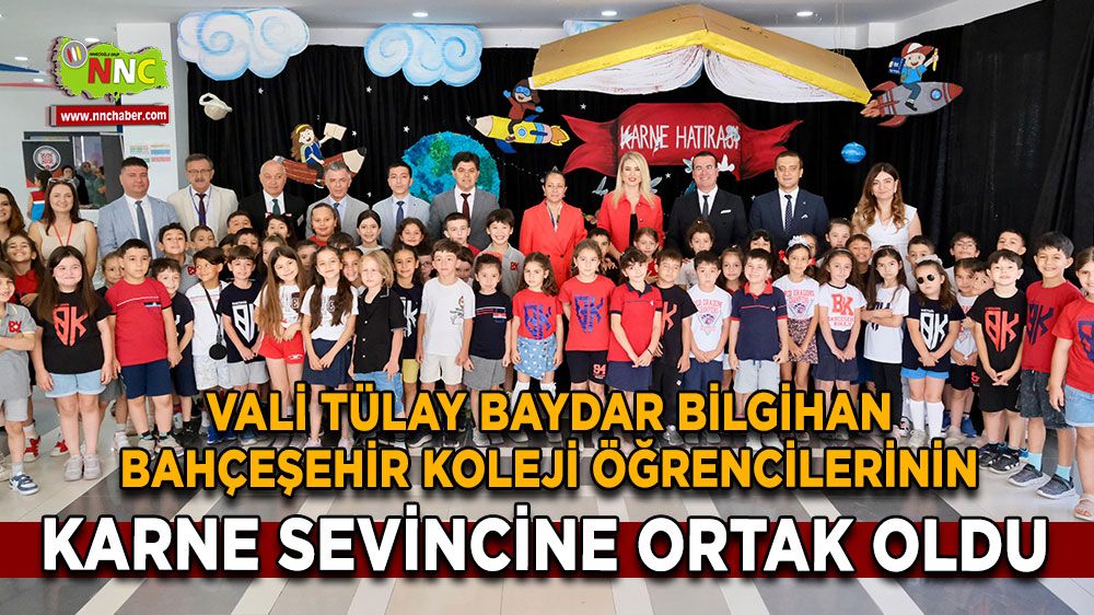 Burdur’da karne heyecanı Vali Bilgihan’dan öğrencilere sürpriz!