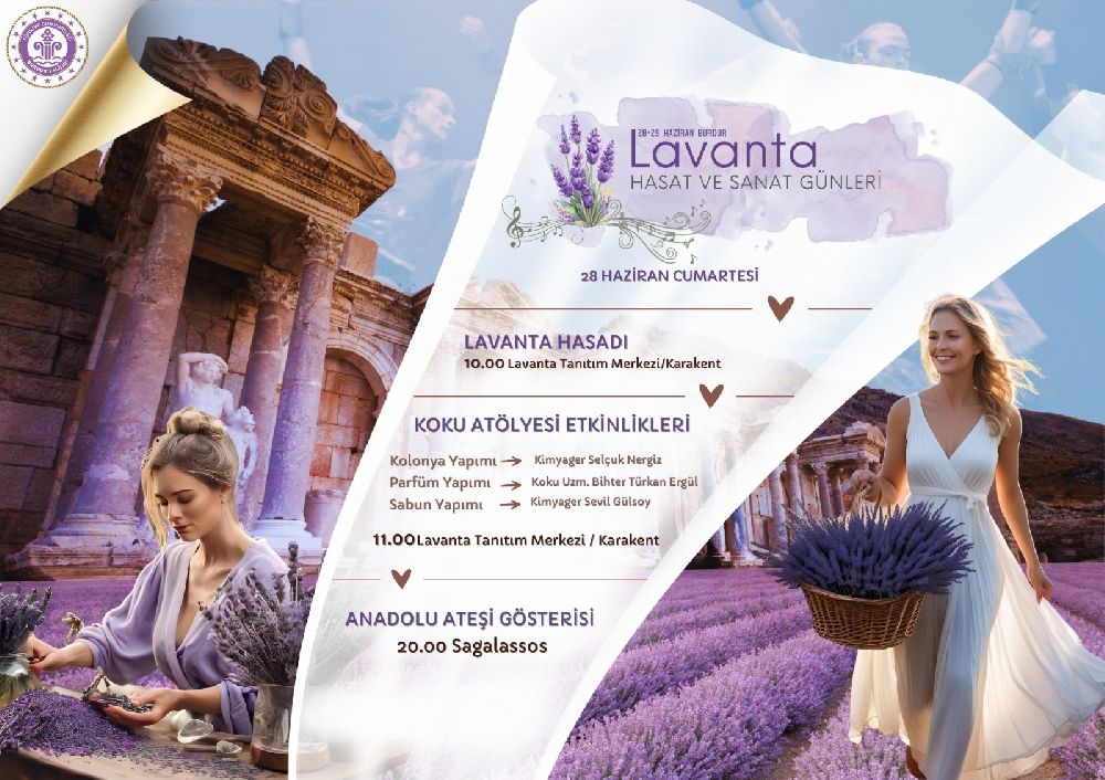 Burdur'da Lavanta Kokulu iki gün Doğa, sanat ve güzellik bir arada