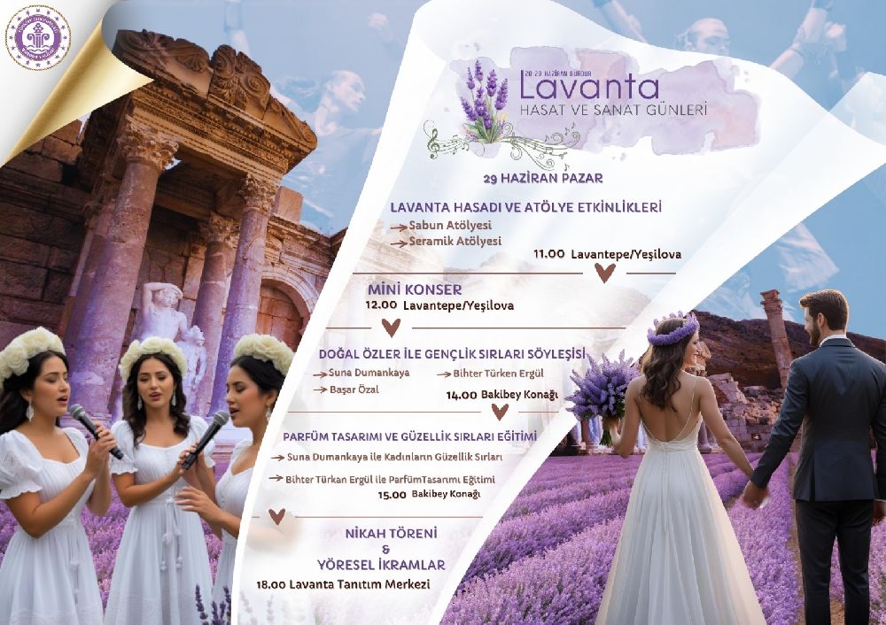 Burdur'da Lavanta Kokulu iki gün Doğa, sanat ve güzellik bir arada