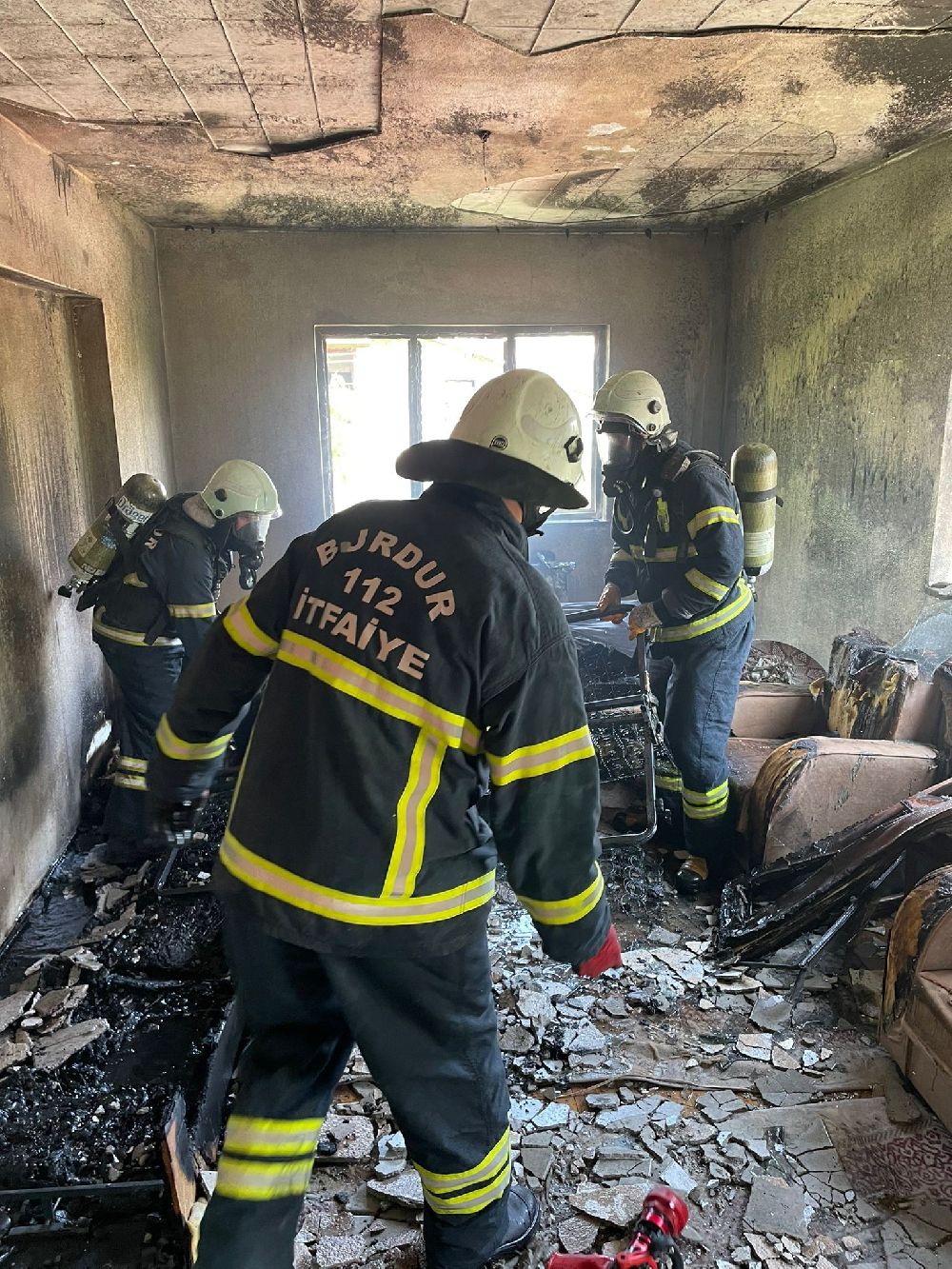 Burdur’da müstakil evde yangın paniği Alevler son anda kontrol altına alındı