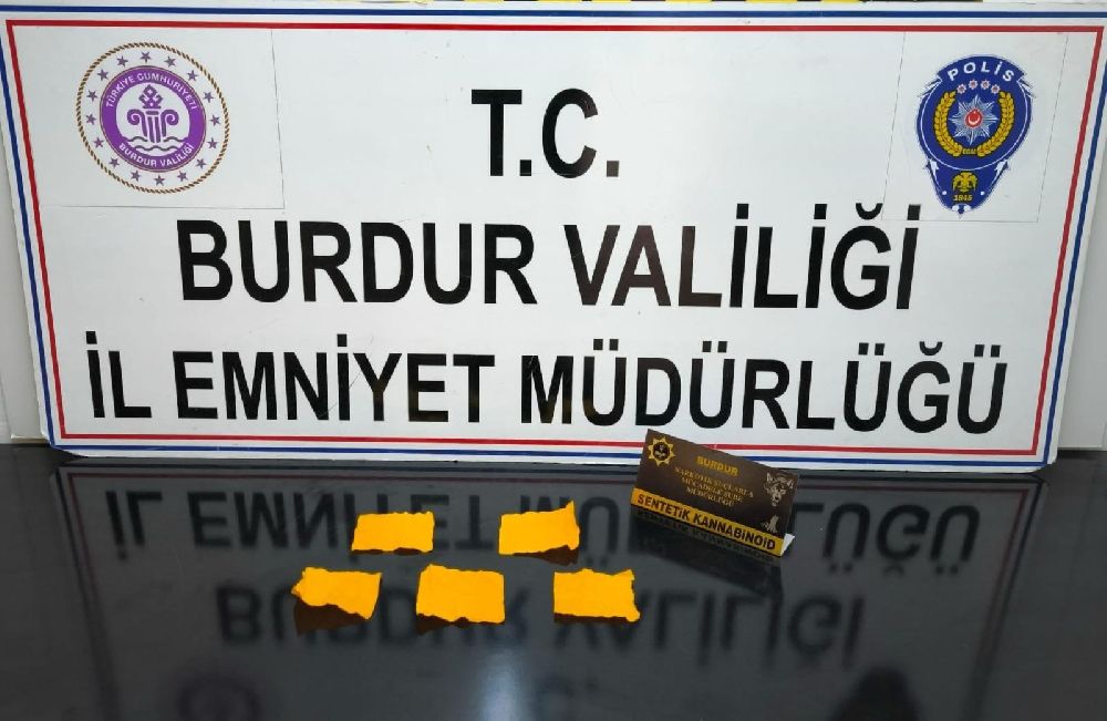 Burdur’da uyuşturucu operasyonu: 1 tutuklama