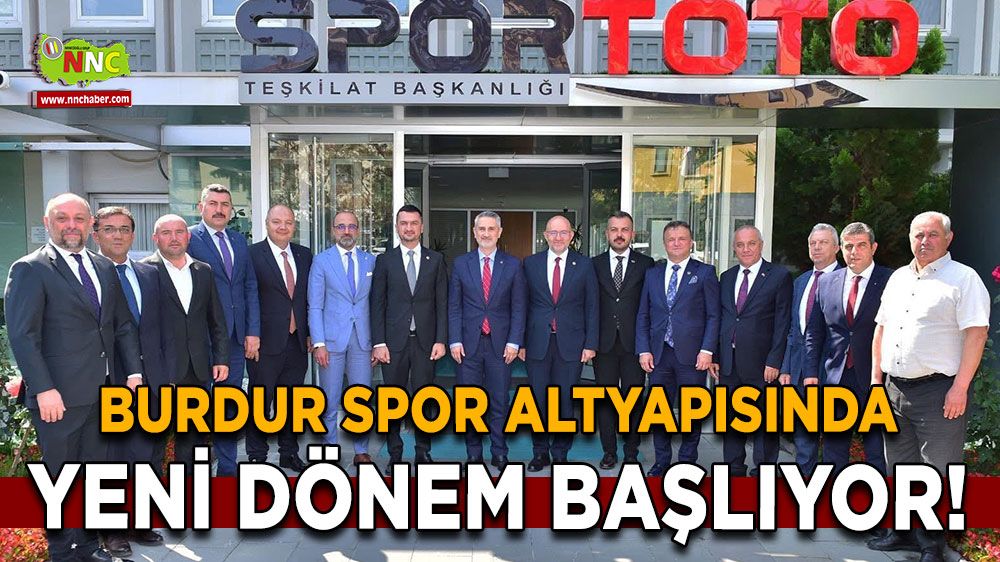 Burdur spor altyapısında yeni dönem başlıyor!