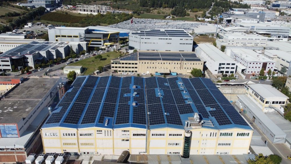Bursa'da bir firma GES ile 649 bin 839 kg karbondioksit salınımını önleyecek