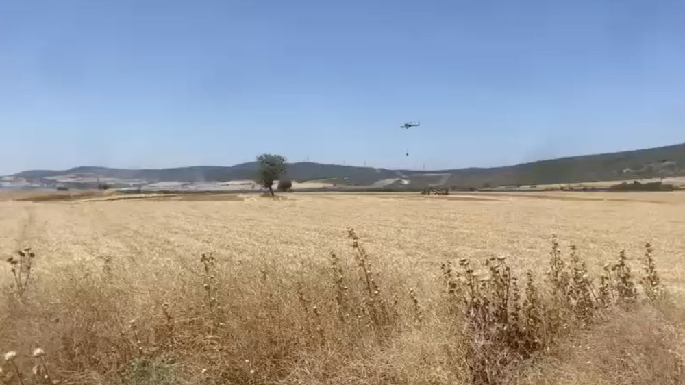 Çanakkale'de tarım arazisinde çıkan yangın kontrol altına alındı