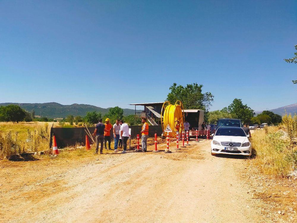 Çeltikçi'de beklenen çalışma başladı! Bu kış doğalgaz yanacak