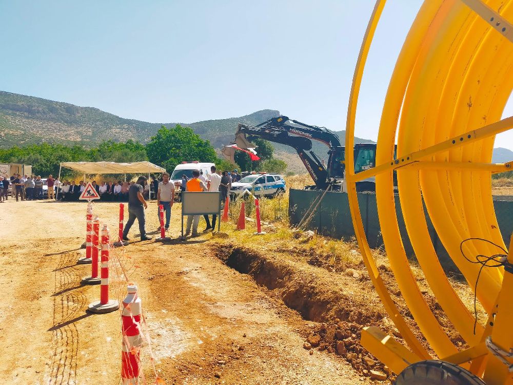 Çeltikçi'de beklenen çalışma başladı! Bu kış doğalgaz yanacak