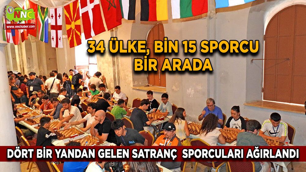 Çeşme'de, satrançta büyük buluşma: 34 ülke, bin 15 sporcu