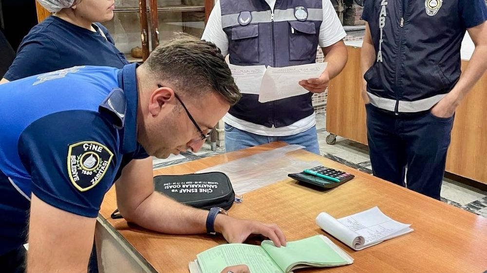 Çine'de ekmek fırınları denetlendi