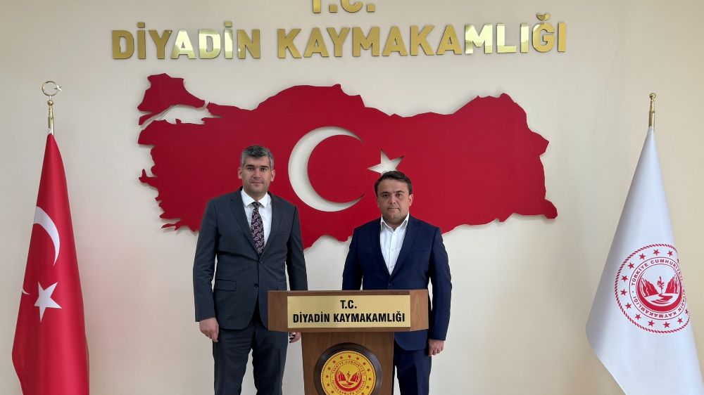 Diyadin Kaymakamı Korkusuz'a ayırlı olsun ziyareti